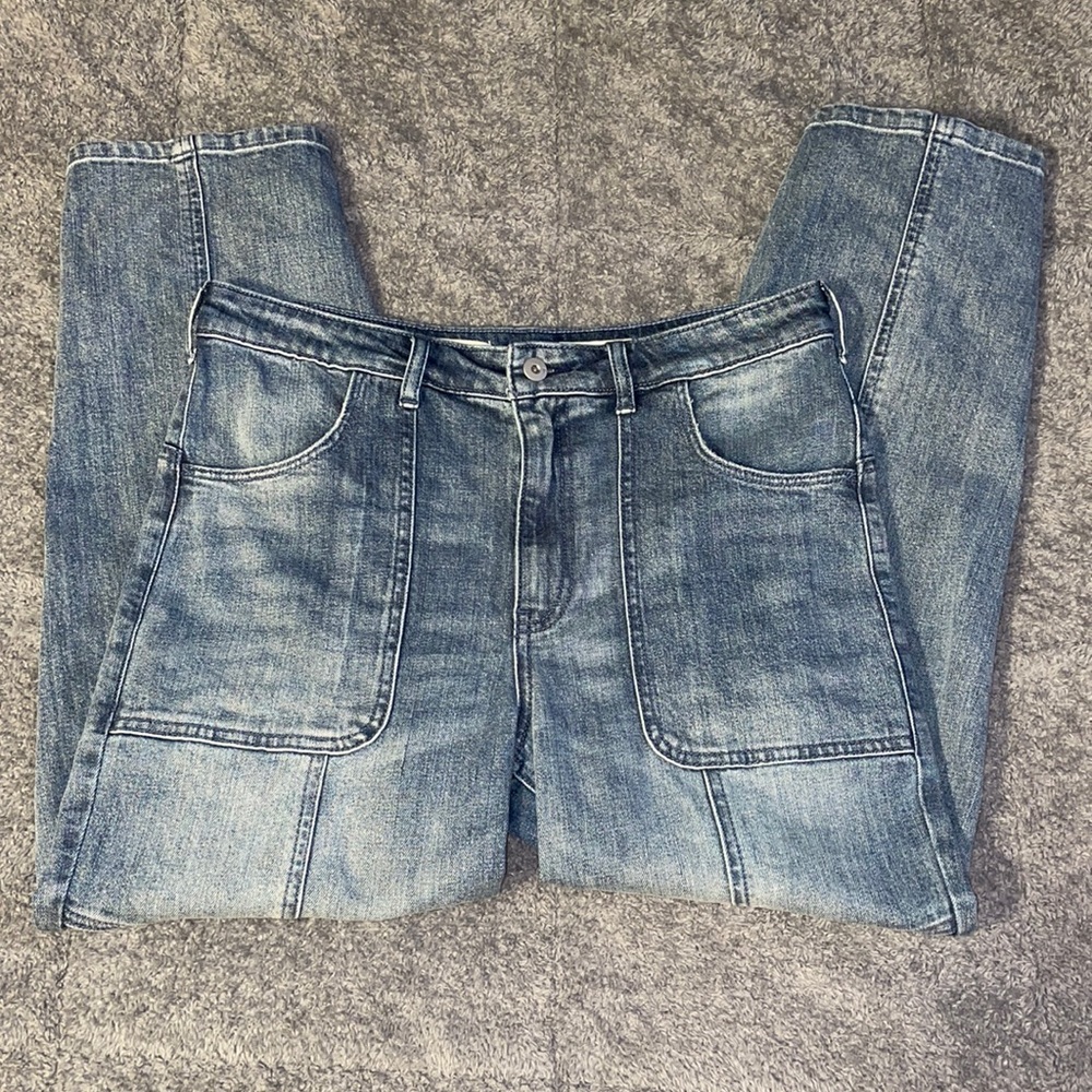 Anthro Pilcro and the Letterpress Crop Ankle Jeans